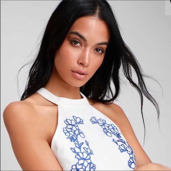 ✨NWT Lulu’s Embroidered Dress - Picture 3 of 5